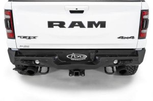 Ram 1500 TRX Bumper - Rear - Addictive Desert Designs - Bomber - Hammer Black - `21-`27